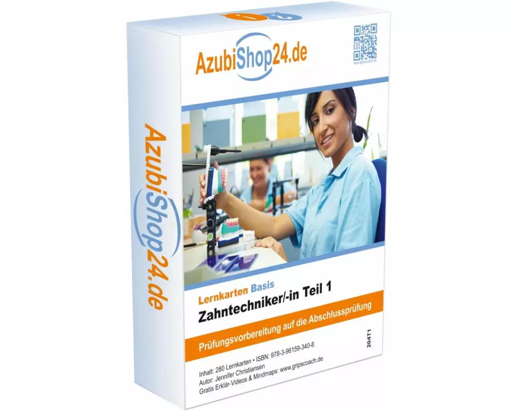 AzubiShop24.de Basis-Lernkarten Zahntechniker /in Teil 1