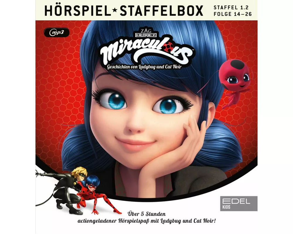 Miraculous-Staffel 1.2,Folge 14-26-HSP Staffelbox