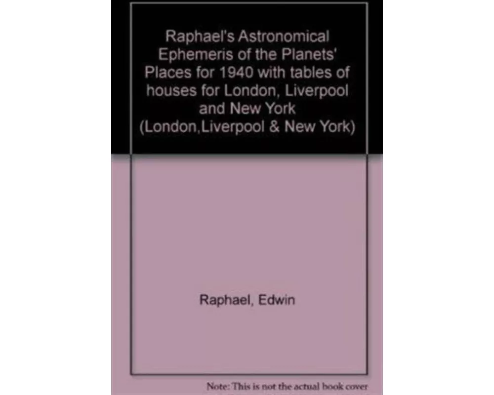 Raphael's Astronomical Ephemeris