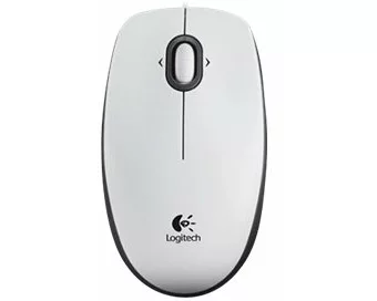 Logitech optical Mouse B100, USB, white, for Business