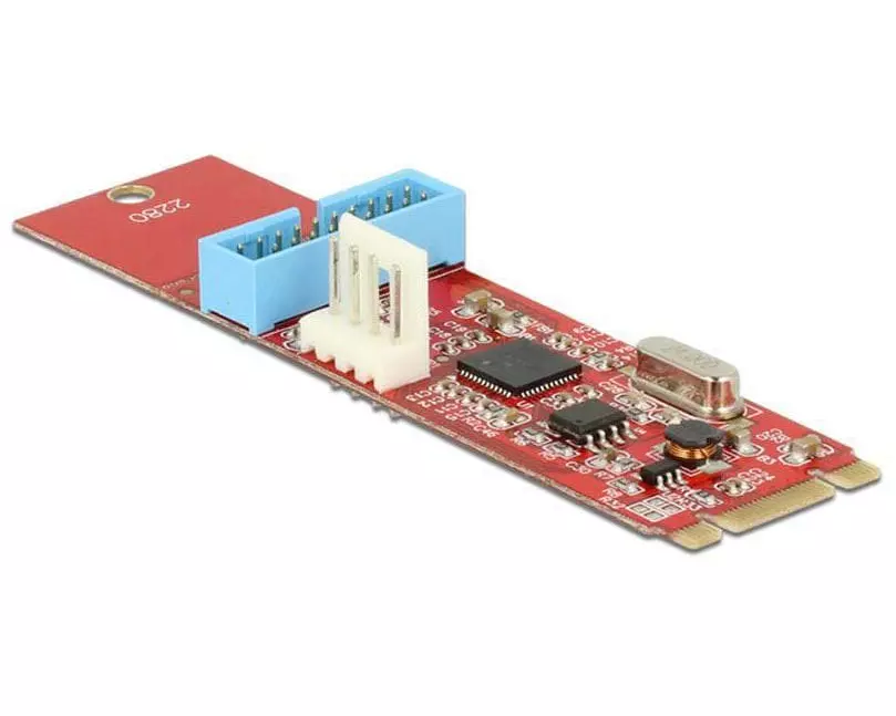Delock Konverter M.2 Key B+M - 1x USB 3.0