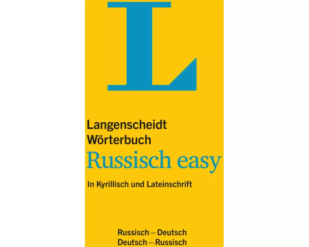 Langenscheidt Wörterbuch Russisch easy