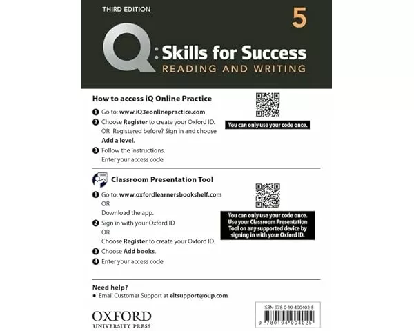 Q: Skills for Success: Level 5: Reading and Writing Teacher's Access Card