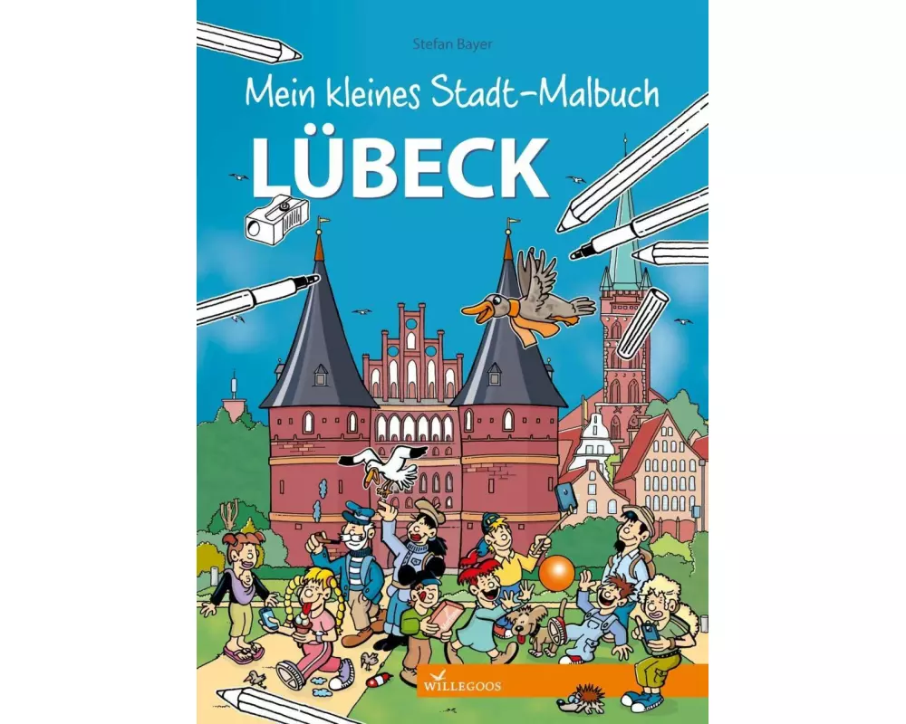 Mein kleines Stadt-Malbuch Lübeck
