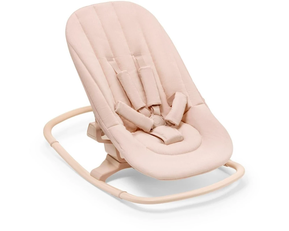 ELODIE Babywippe Basis GRACE Powder Pink Basis Stahl Rosa
