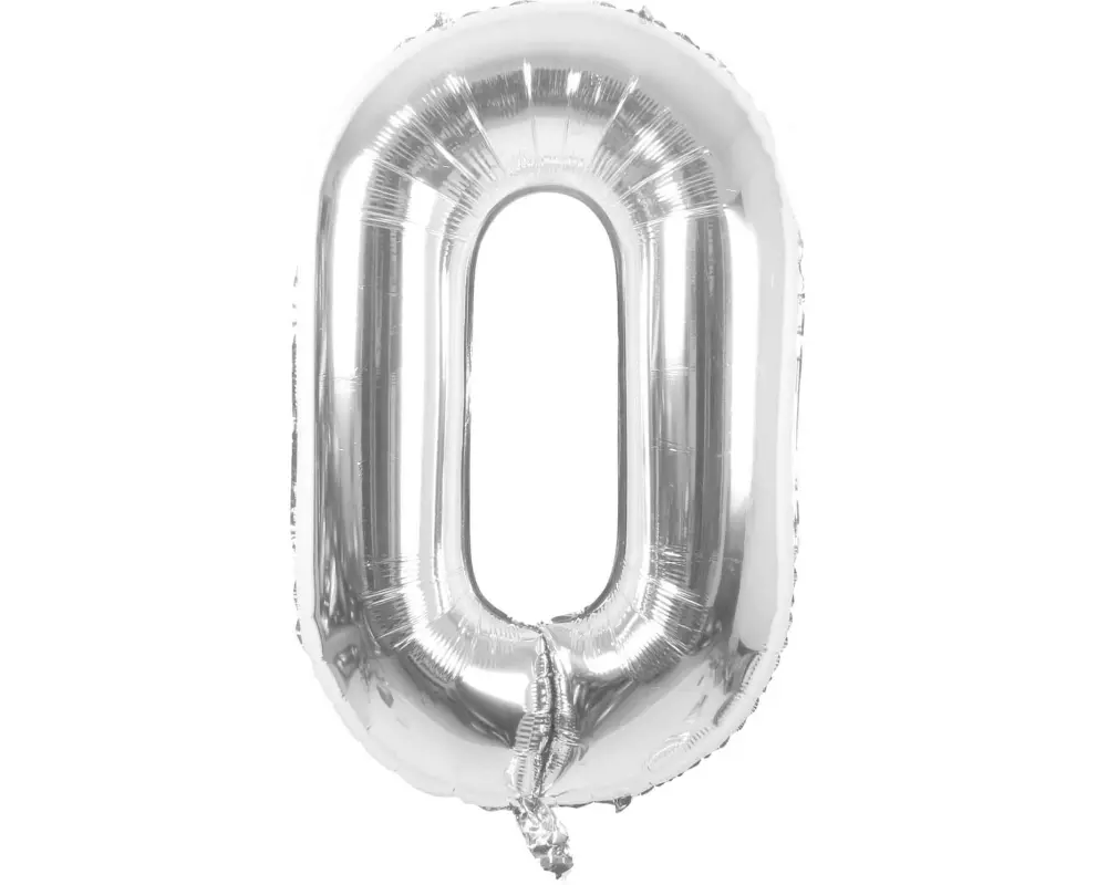 Rico Design Folienballon 0 Silber