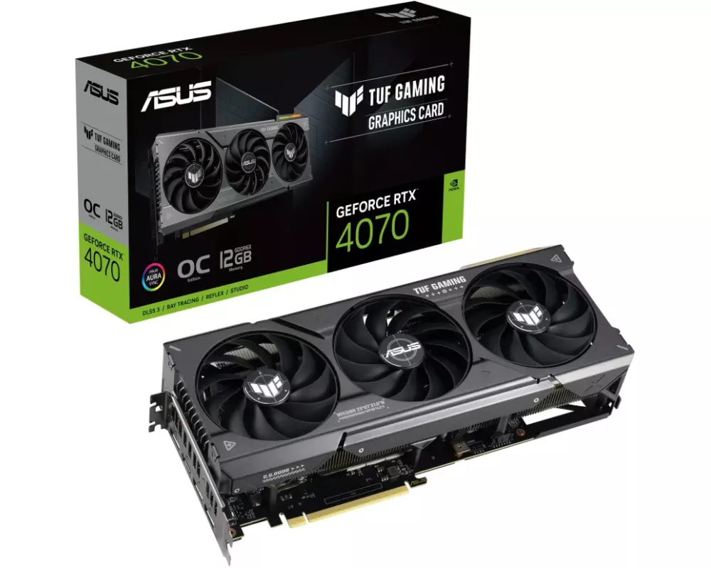 ASUS Grafikkarte TUF Gaming GeForce RTX 4070 OC 12 GB