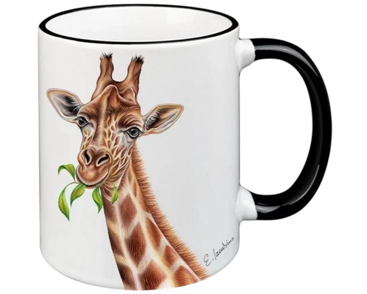 creanorm Tasse Giraffe 330 ml, 1 Stück, Weiss