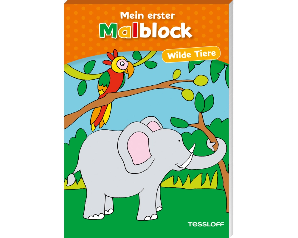 Mein erster Malblock Wilde Tiere