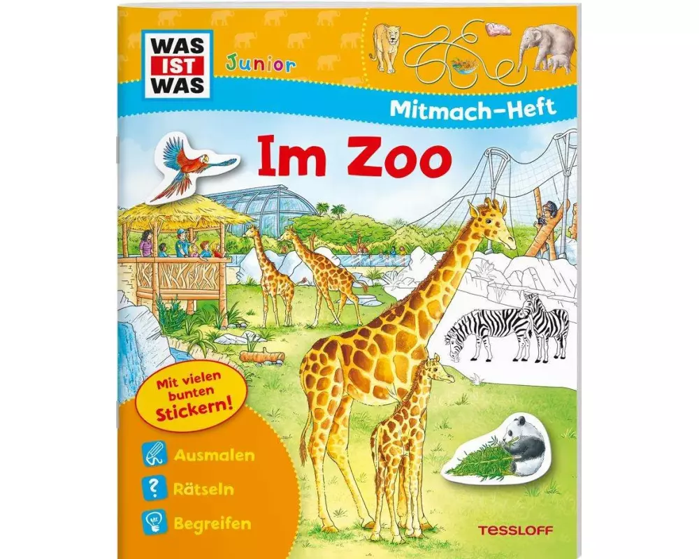 WAS IST WAS Junior Mitmach-Heft Zoo
