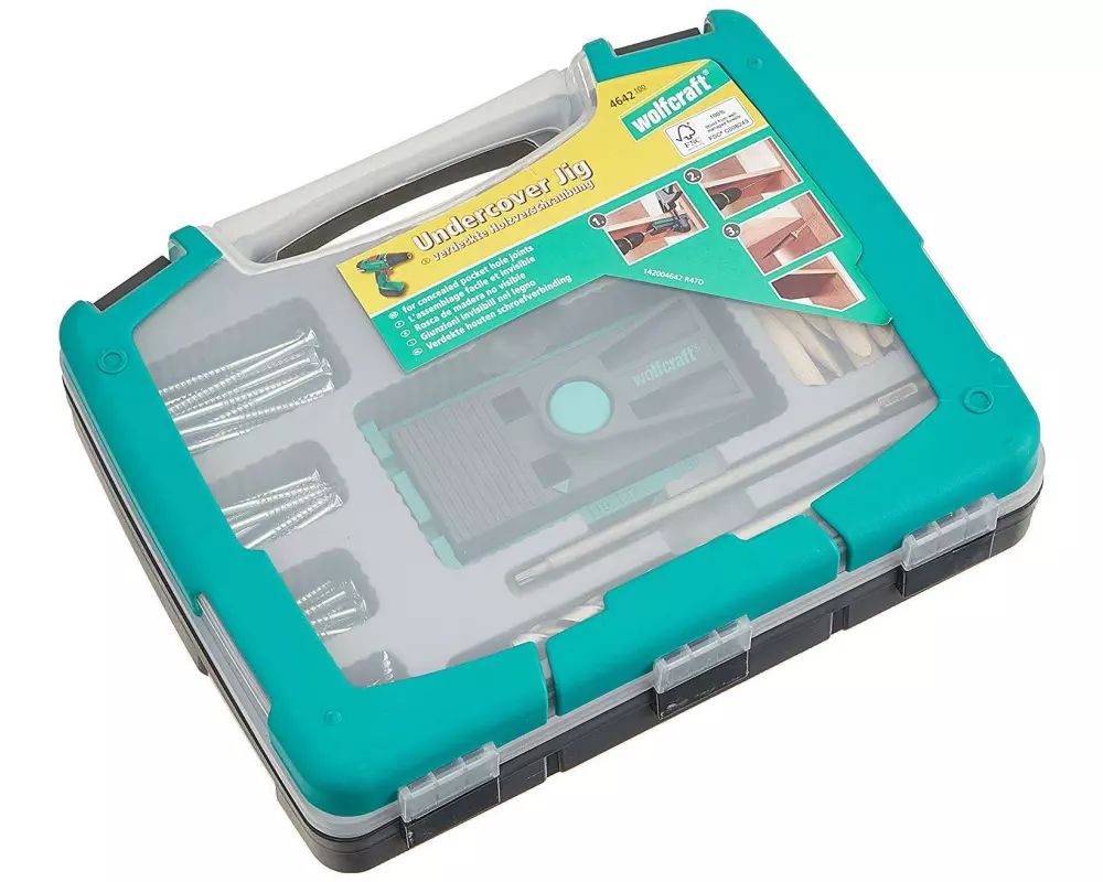 Wolfcraft Jig-Set Undercover Torx 55-teilig