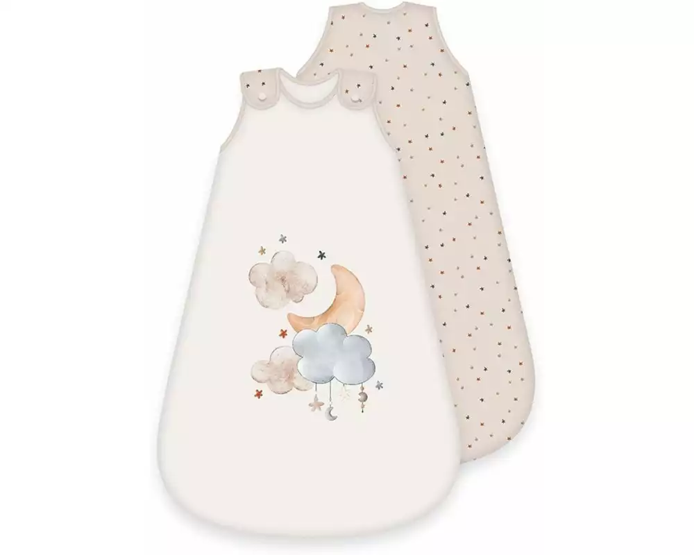 Herding Baby-Ganzjahresschlafsack Moon and Stars 90 cm