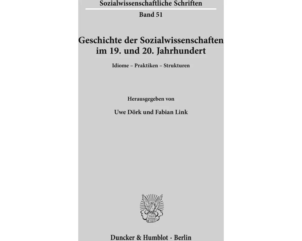 Geschichte der Sozialwissenschaften im 19. und 20. Jahrhundert