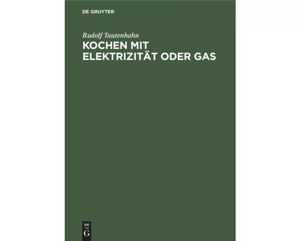 Kochen mit Elektrizität oder Gas