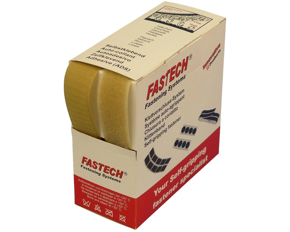 FASTECH Klettband-Box Beige