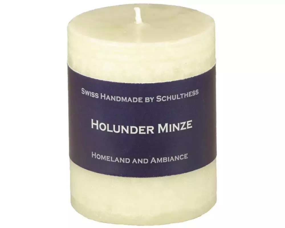 Schulthess Kerzen Duftkerze Holunder Minze 8 cm