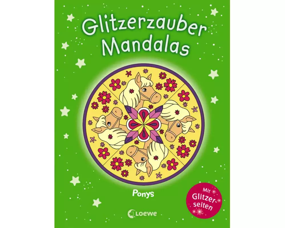 Glitzerzauber-Mandalas - Ponys