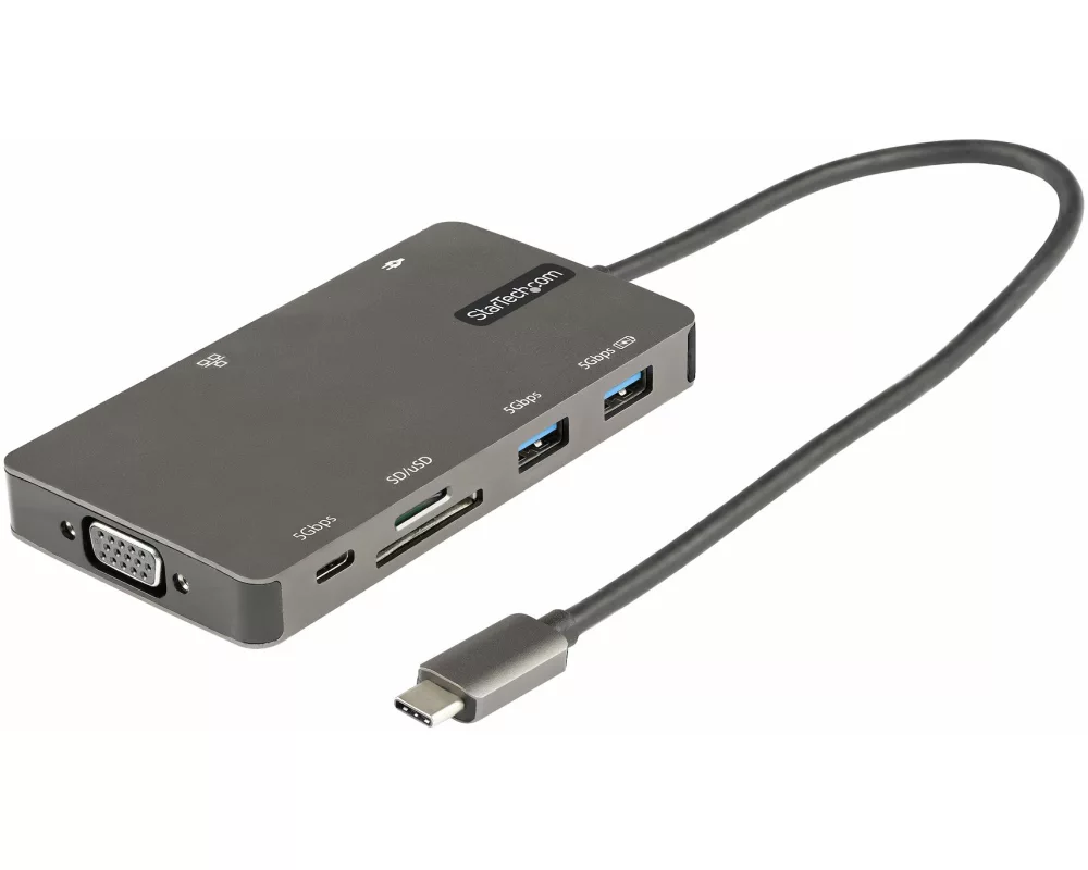 StarTech.com DKT30CHVSDPD laptop dock/port replicator Kabelgebunden USB 3.2 Gen 1 (3.1 Gen 1) Type-C Grau