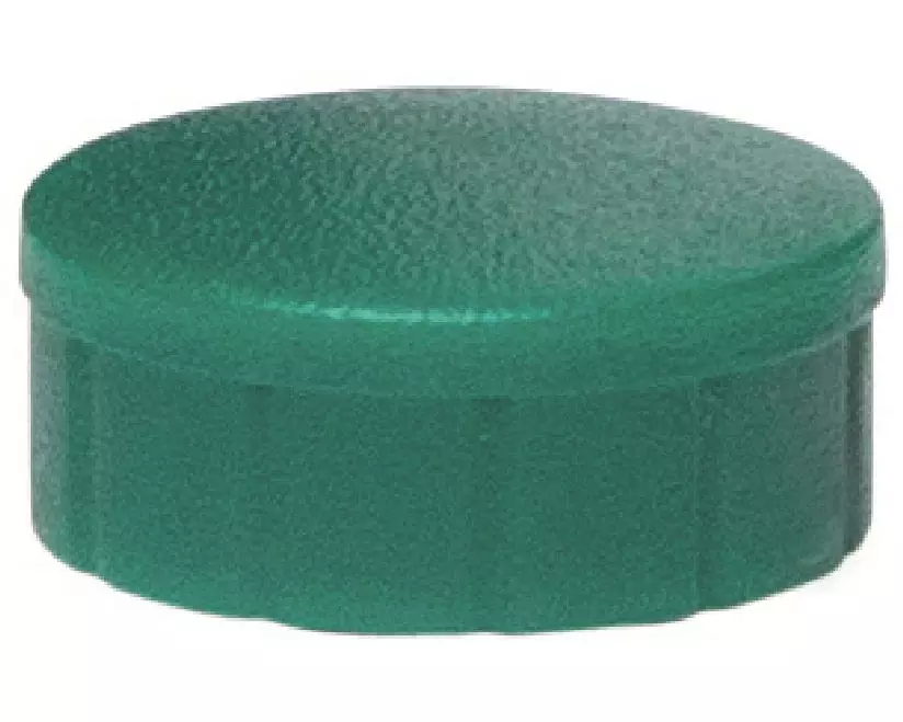 Maul Haftmagnet Solid Ø 15 mm, 150 g, Grün, 10 Stück