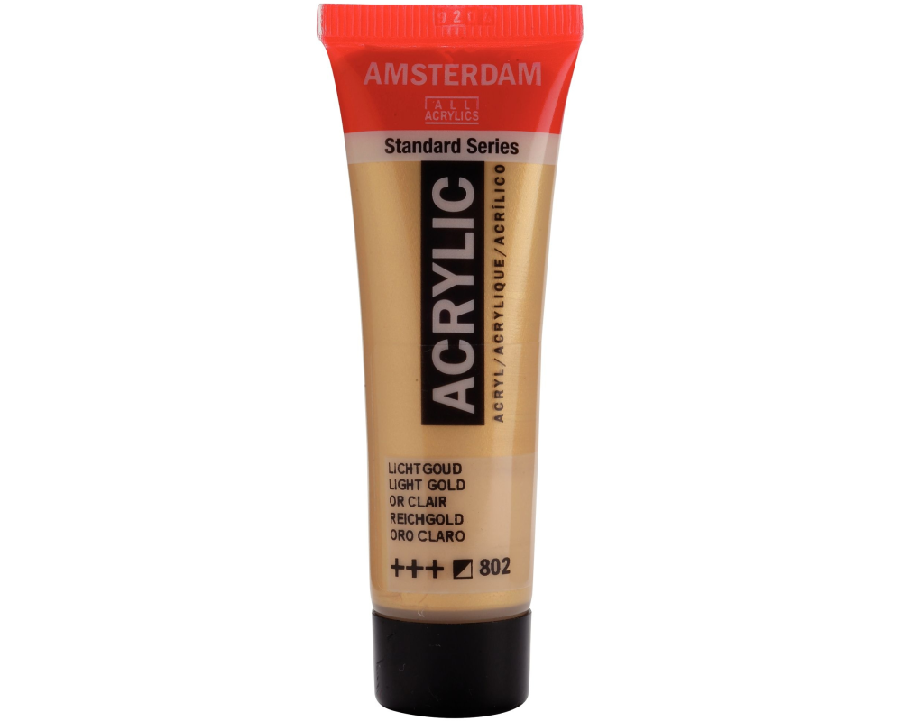 AMSTERDAM Acrylfarbe 20ml 17048020 Reichgold 802