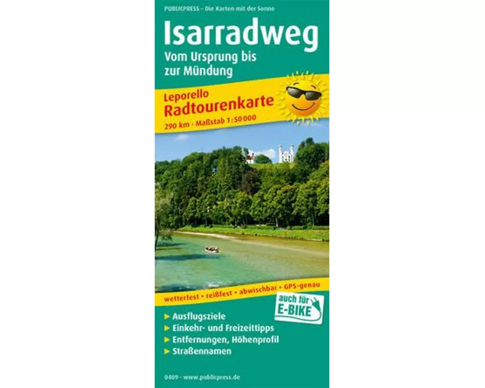 Isarradweg, Vom Ursprung bis zur Mündung