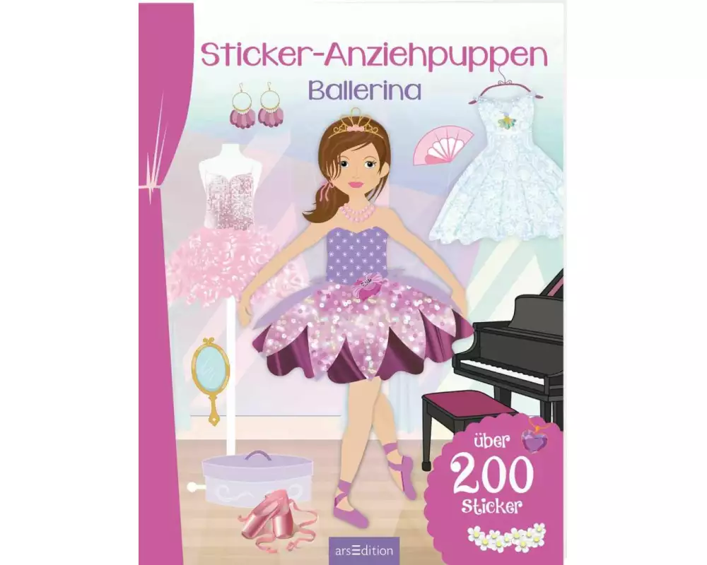 Sticker-Anziehpuppen – Ballerina