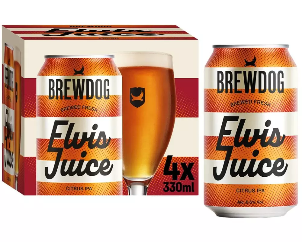 BrewDog Elvis Juice 4 x 0.33 l