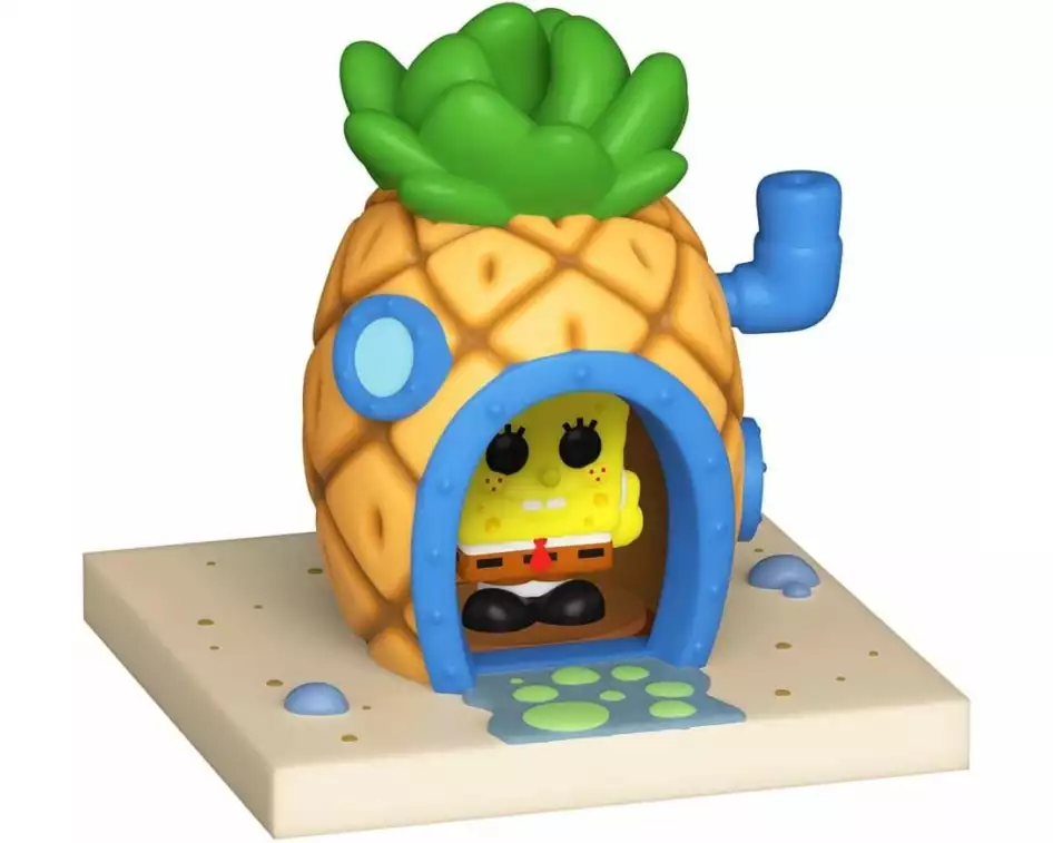 Funko Figur POP! Town Spongebob at Home