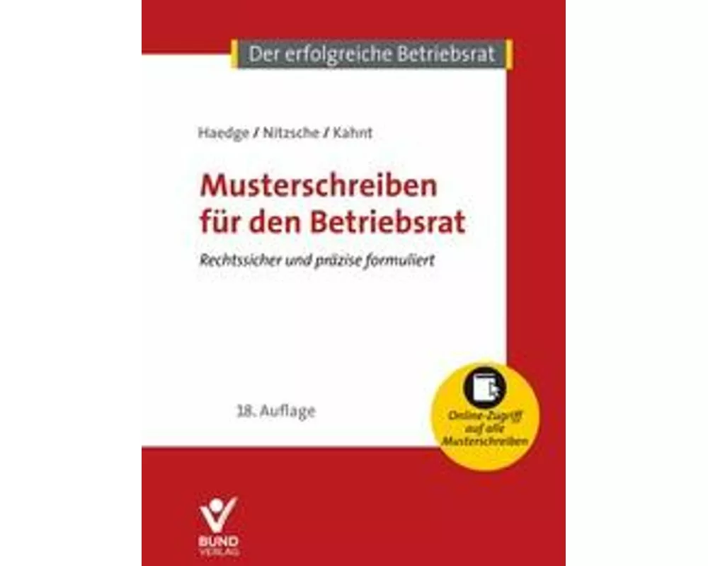 Musterschreiben für den Betriebsrat