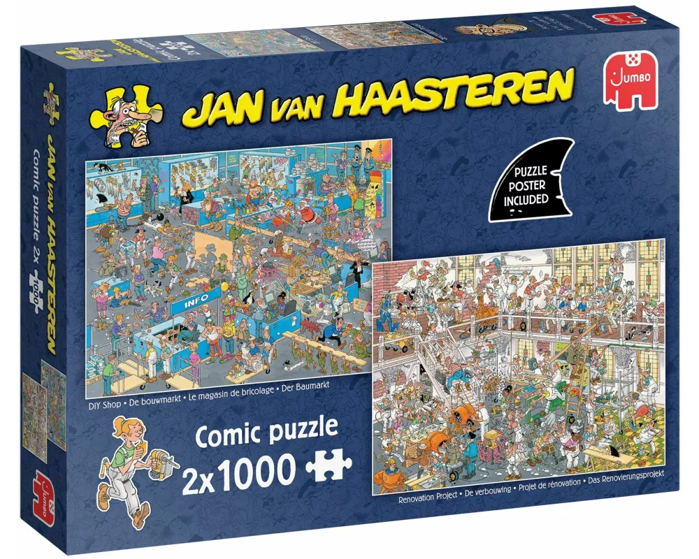 Jan van Haasteren - Das Renovierungsprojekt & Der Baumarkt (2x1000 Teile)