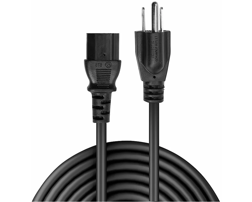 LINDY 2m IEC mains lead, US