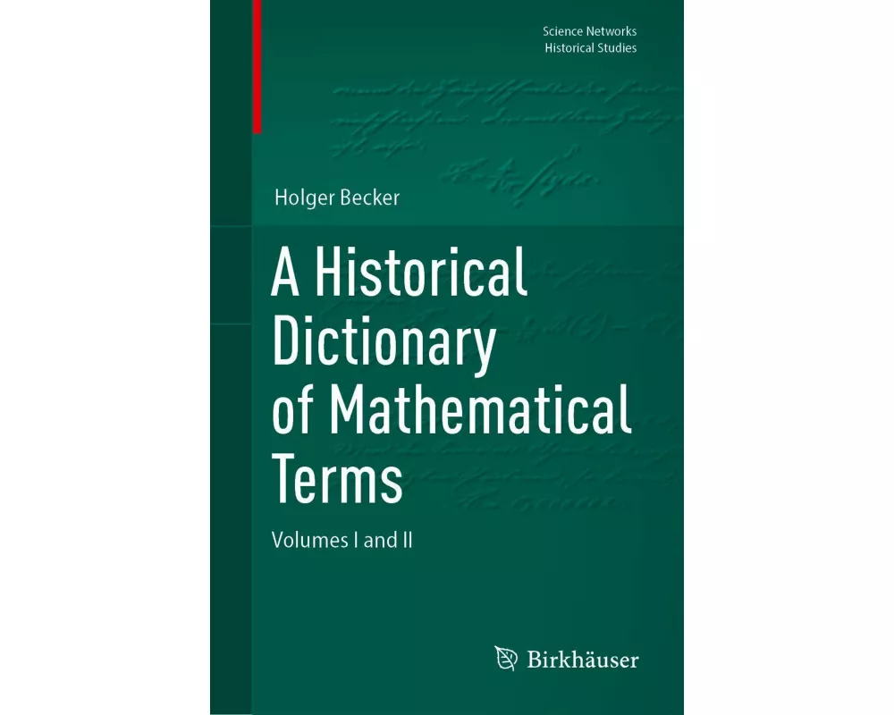 A Historical Dictionary of Mathematical Terms