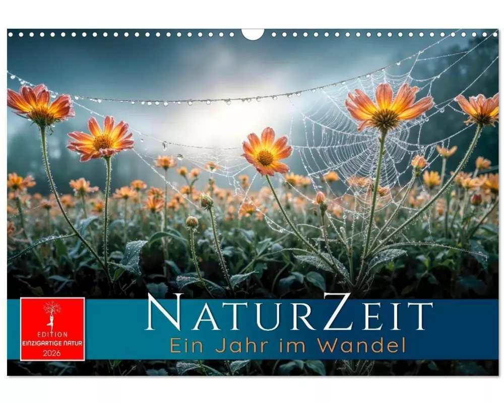 Naturzeit - Ein Jahr im Wandel (Wandkalender 2026 DIN A3 quer), CALVENDO Monatskalender