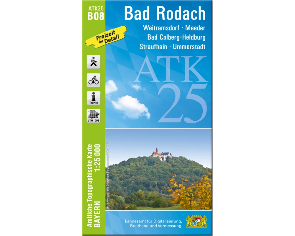 ATK25-B08 Bad Rodach (Amtliche Topographische Karte 1:25000)
