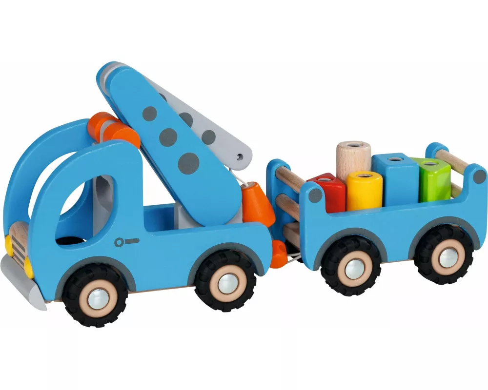 Kranwagen mit Anhänger