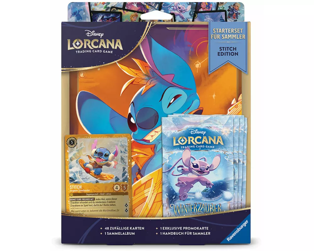 Disney Lorcana TCG: Starterset für Sammler - Stitch Edition (Deutsch)