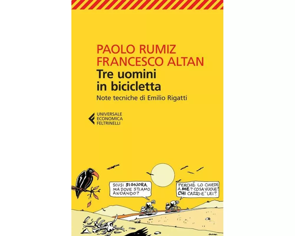 Tre uomini in bicicletta