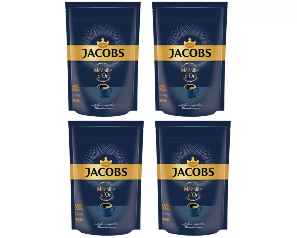 Jacobs Instant Kaffee Médaille d`Or 4 x 100 g