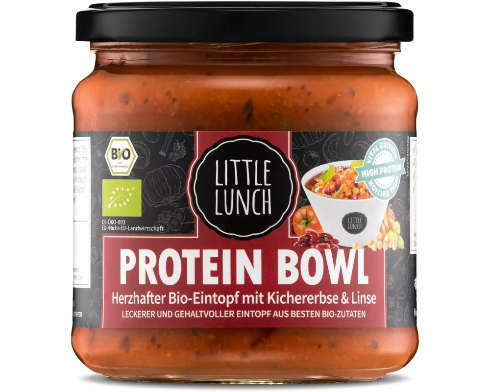 Little Lunch Protein Gemüseeintopf Kichererbse und Linse Bio 350 ml
