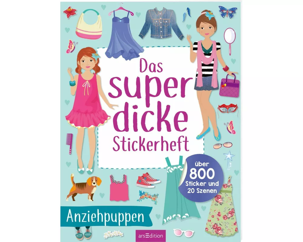 Das superdicke Stickerheft – Anziehpuppen
