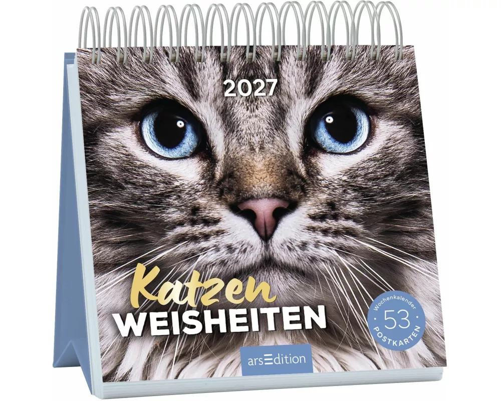Postkartenkalender Katzenweisheiten 2027