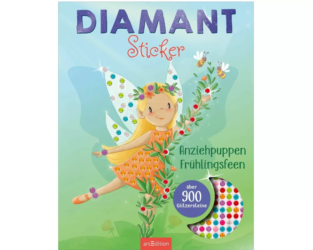 Diamantsticker Anziehpuppen – Frühlingsfeen