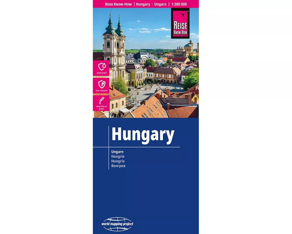 Reise Know-How Landkarte Ungarn | Hungary (1:380.000)