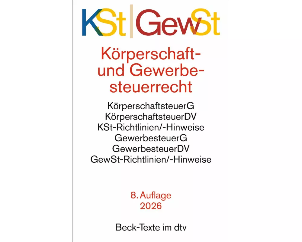 Körperschaftsteuerrecht / Gewerbesteuerrecht