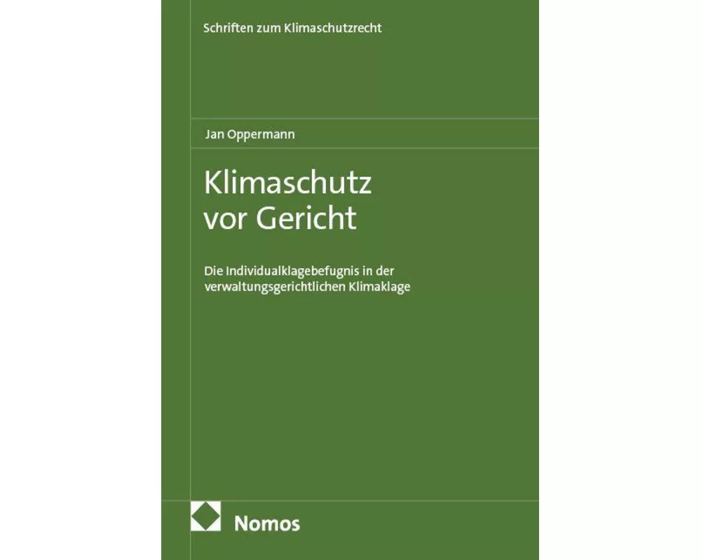 Klimaschutz vor Gericht