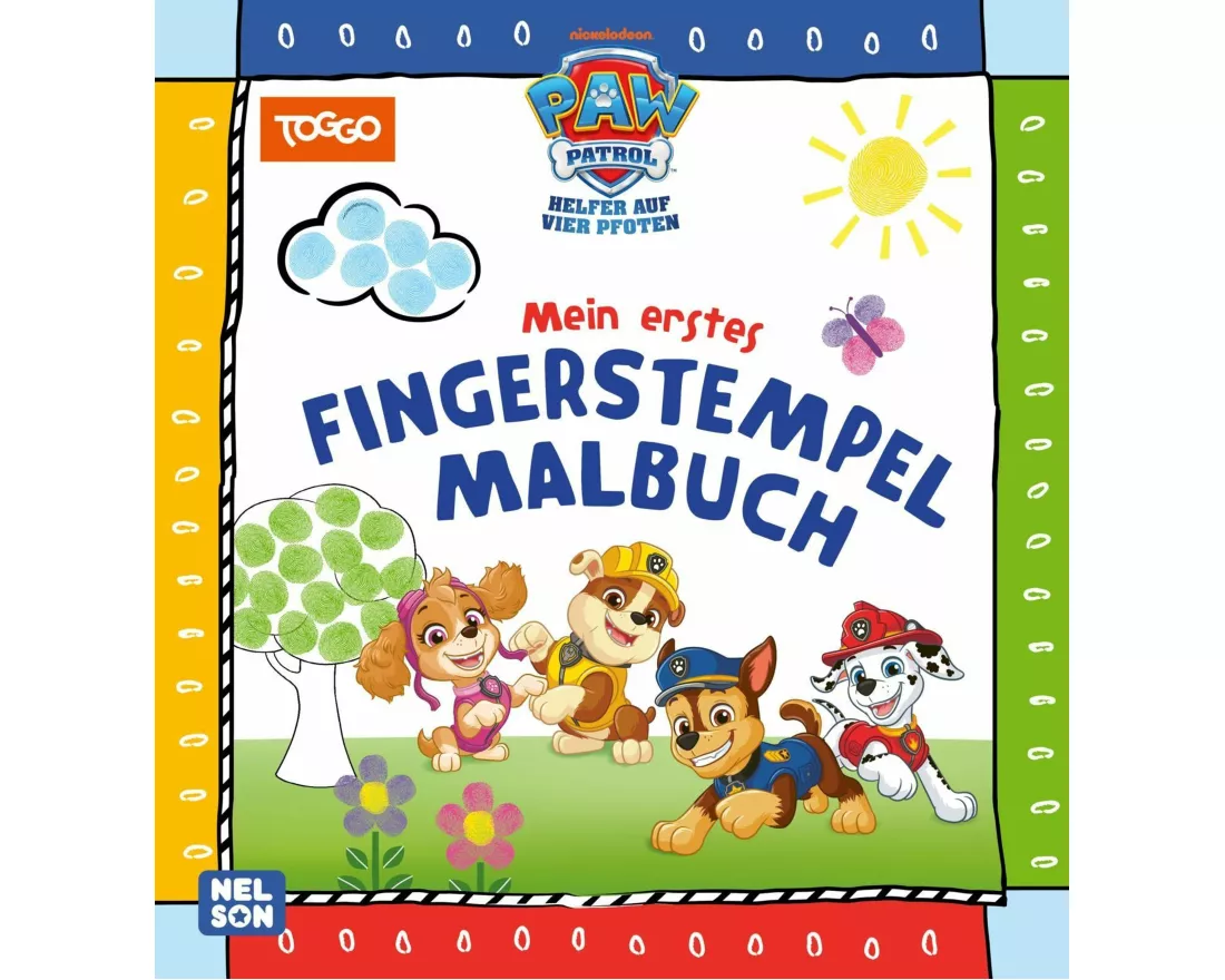 PAW Patrol Kindergartenheft: Mein erstes Fingerstempel-Malbuch