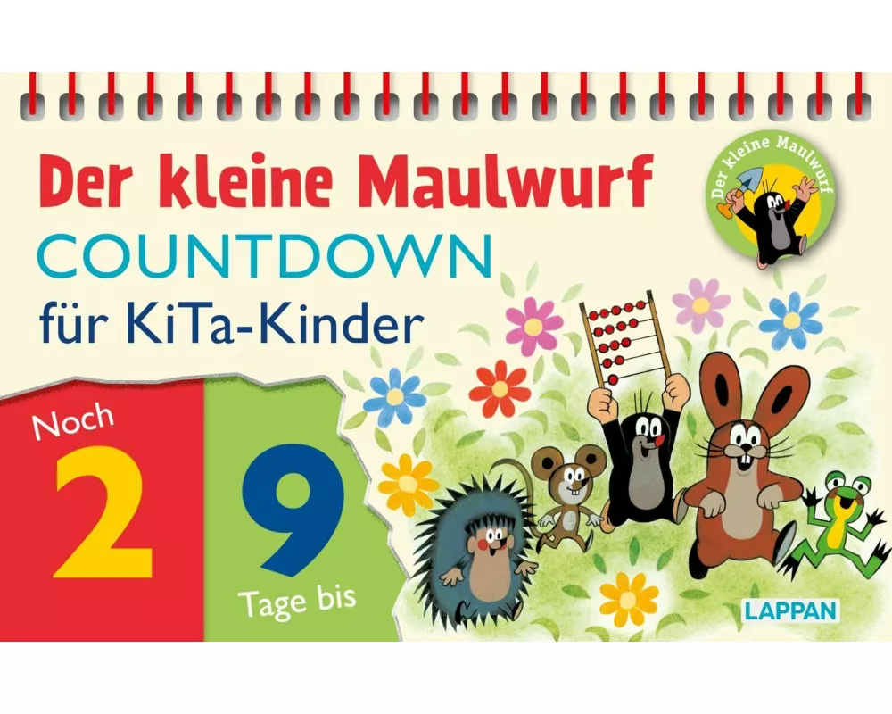 Der kleine Maulwurf Countdown für die Kita