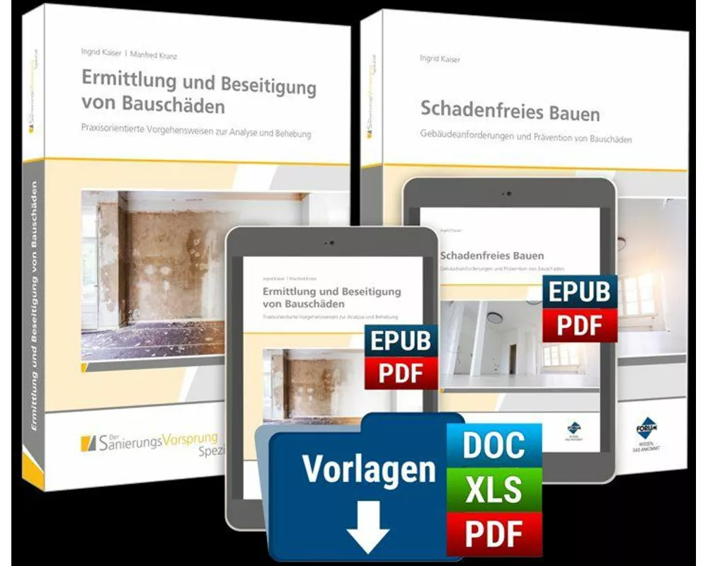 Schadenfreies Bauen sowie Ermittlung und Beseitigung von Bauschäden