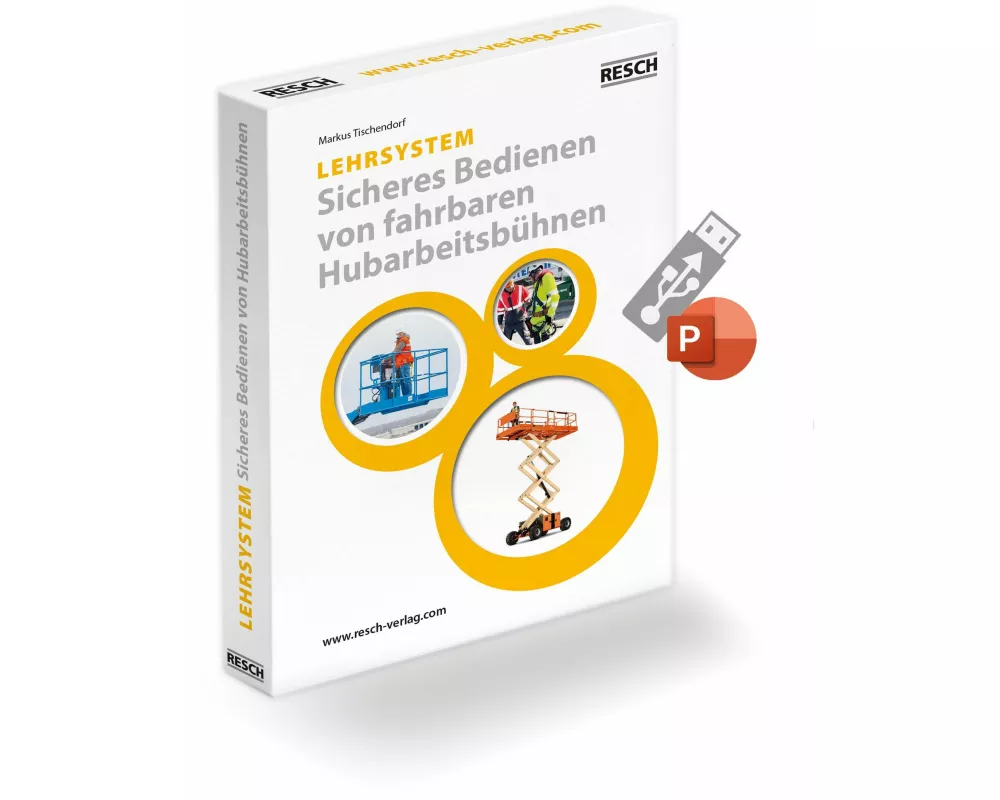 Lehrsystem "Sicheres Bedienen von fahrbaren Hubarbeitsbühnen"