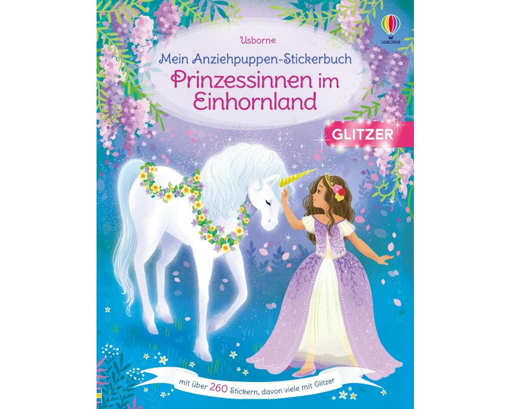 Mein Anziehpuppen-Stickerbuch: Prinzessinnen im Einhornland